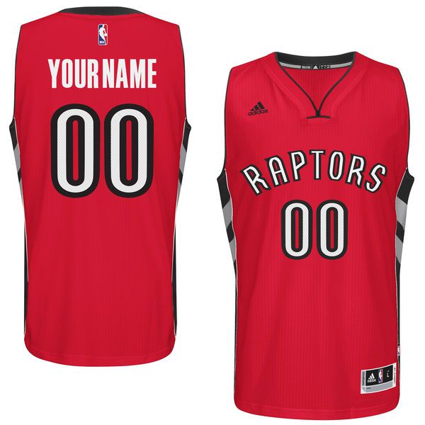 Men Toronto Raptors Adidas Red Custom Swingman Road NBA Jersey->customized nba jersey->Custom Jersey